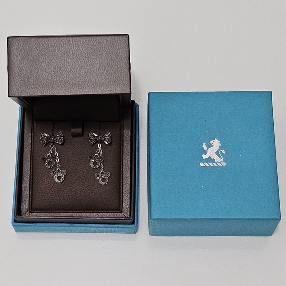 🇨🇦 Birks Disney Mickey Mouse Sterling Silver & Marcasite Earrings Set #1 - Picture 8 of 16